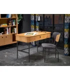 SMART B-1 DESK COLOR: NATURAL OAK - BLACK order